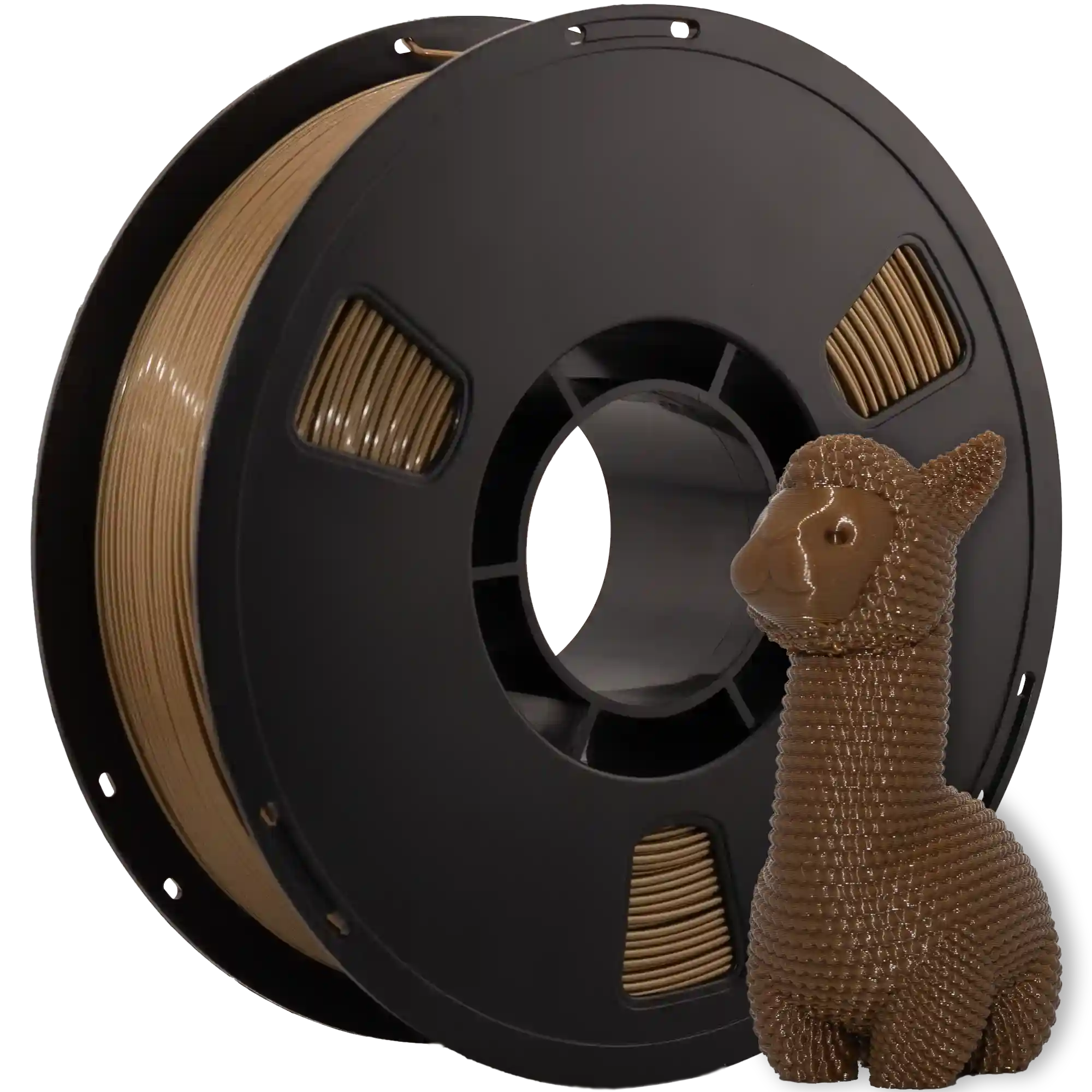 PETG-пластик 3DShop для 3D-принтера 1.75mm 1кг Темно-золотий