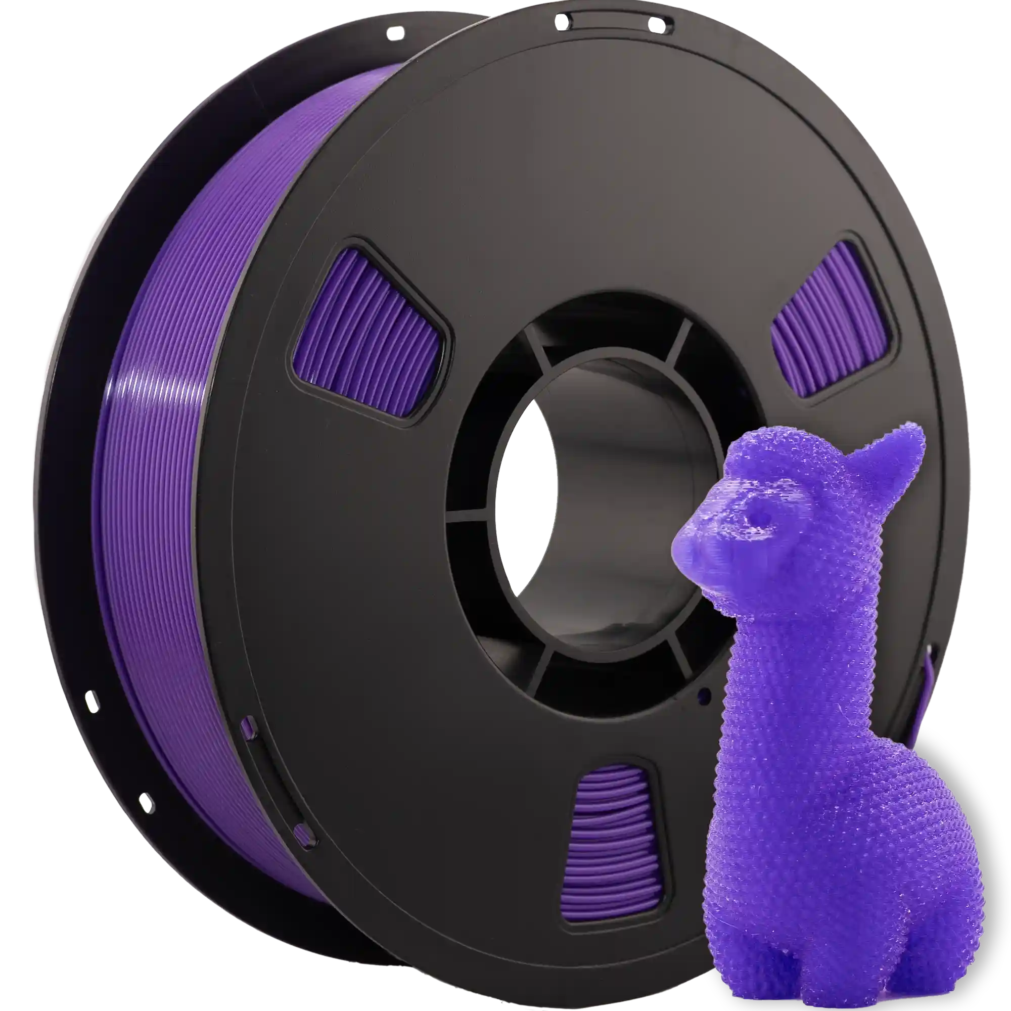 PLA-пластик 3DShop для 3D-принтера 1.75mm 1кг Прозорий Фіолетовий