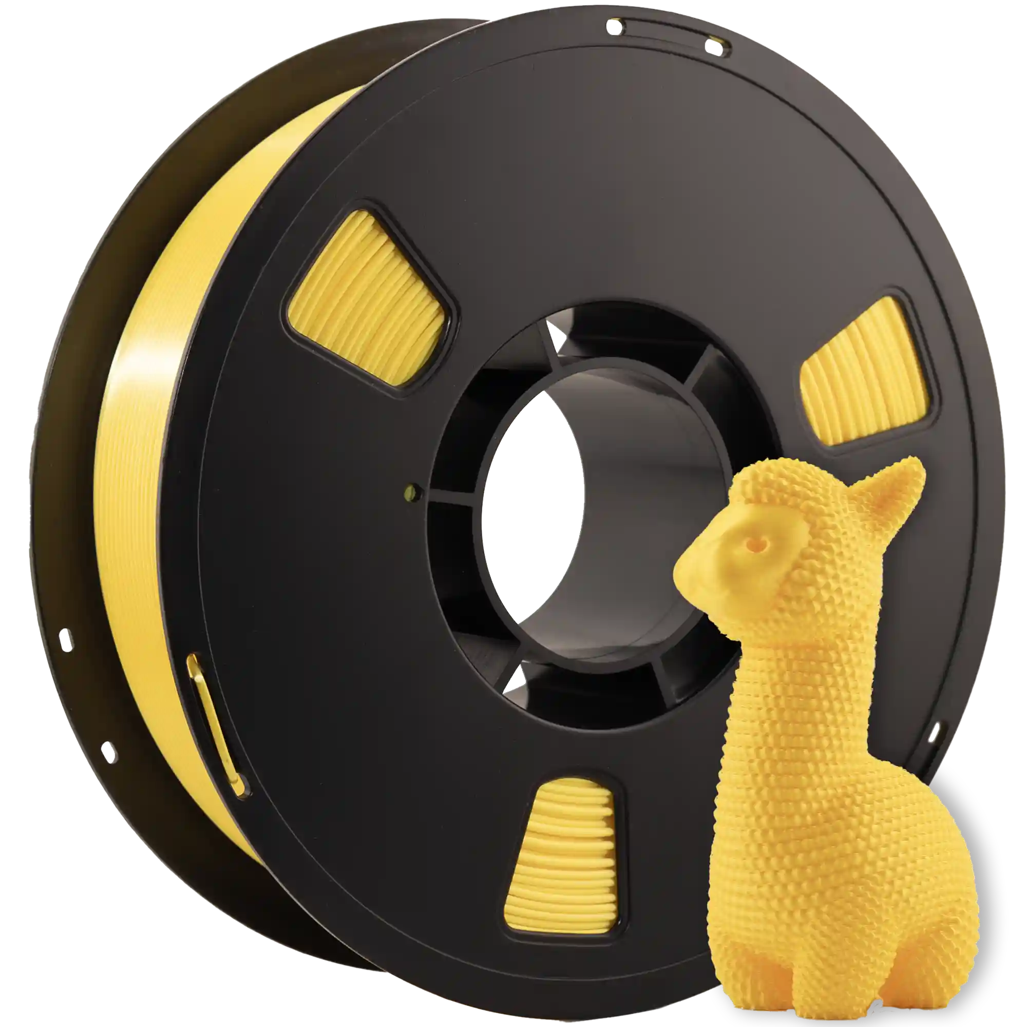 SILK PLA+ пластик 3DShop для 3D-принтера 1.75mm 1кг Жовтий