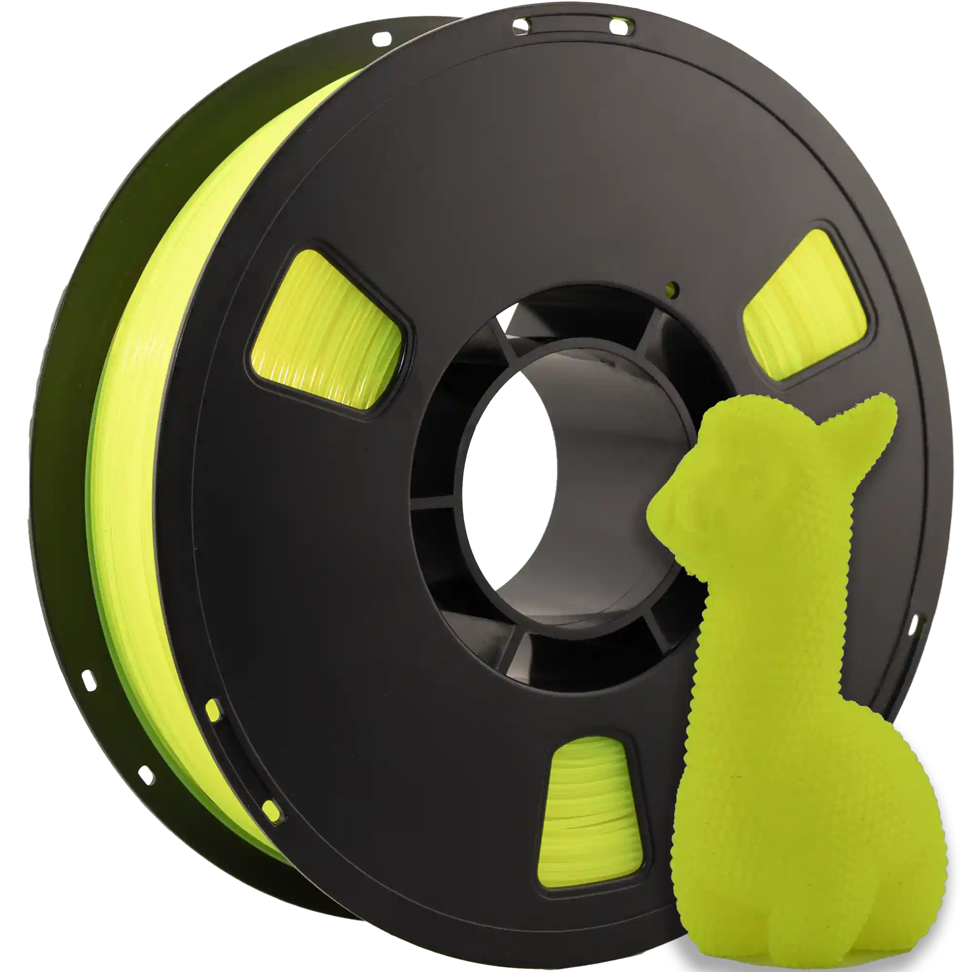 PLA-пластик 3DShop для 3D-принтера 1.75mm 1кг Прозорий Жовтий
