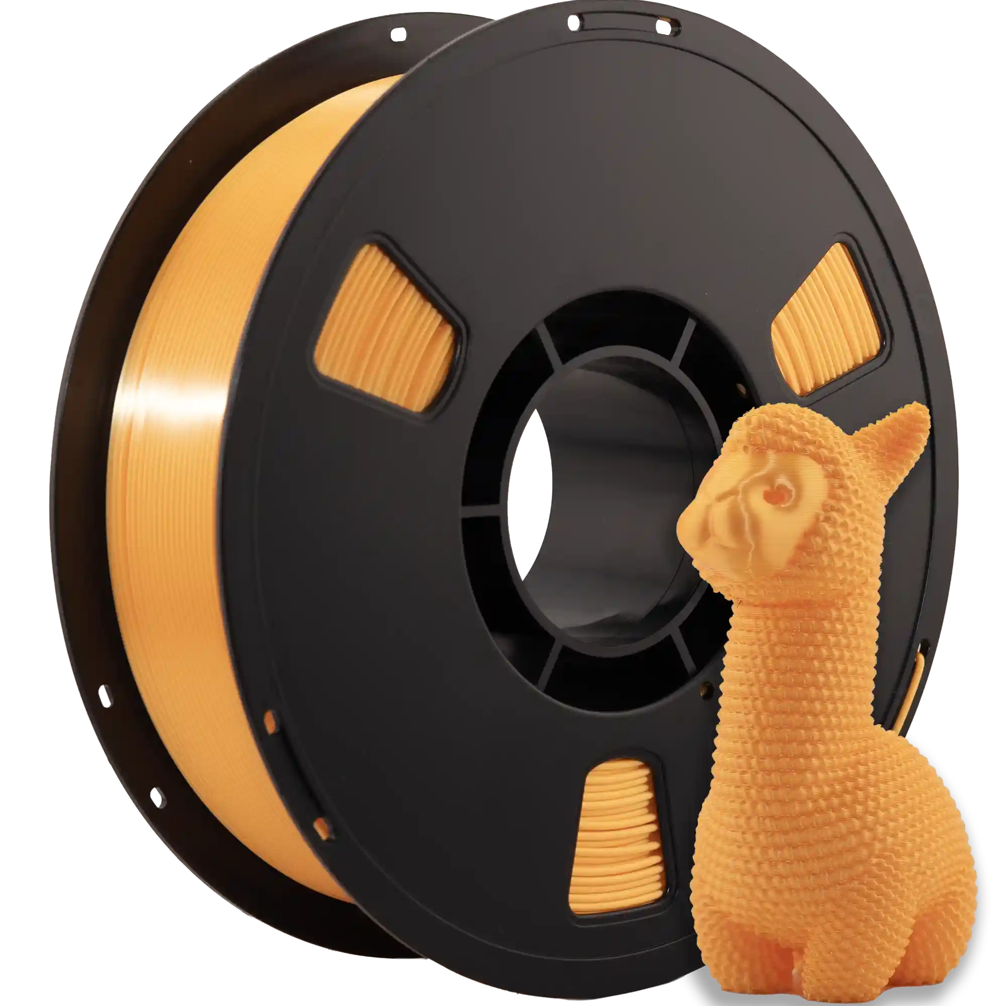 SILK PLA+ пластик 3DShop для 3D-принтера 1.75mm 1кг Помаранчевий