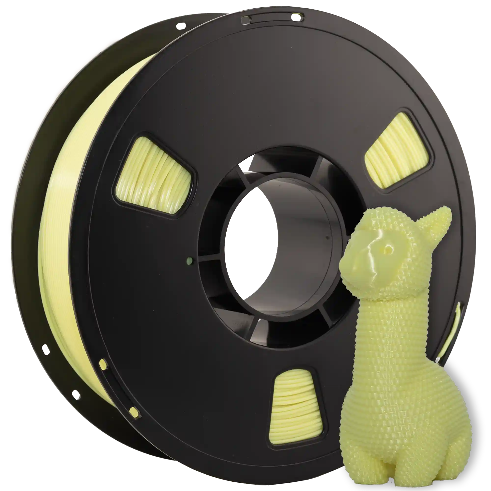PLA-пластик 3DShop для 3D-принтера 1.75mm 1кг Glowing Жовтий