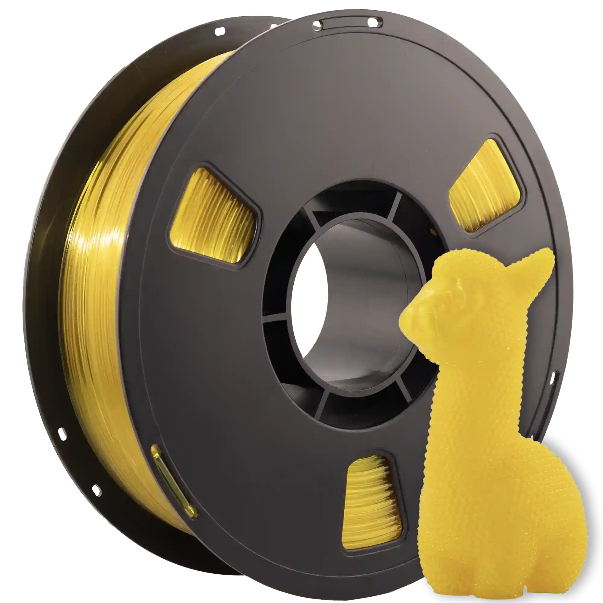 PETG-пластик 3DShop для 3D-принтера 1.75mm 1кг Прозорий Жовтий