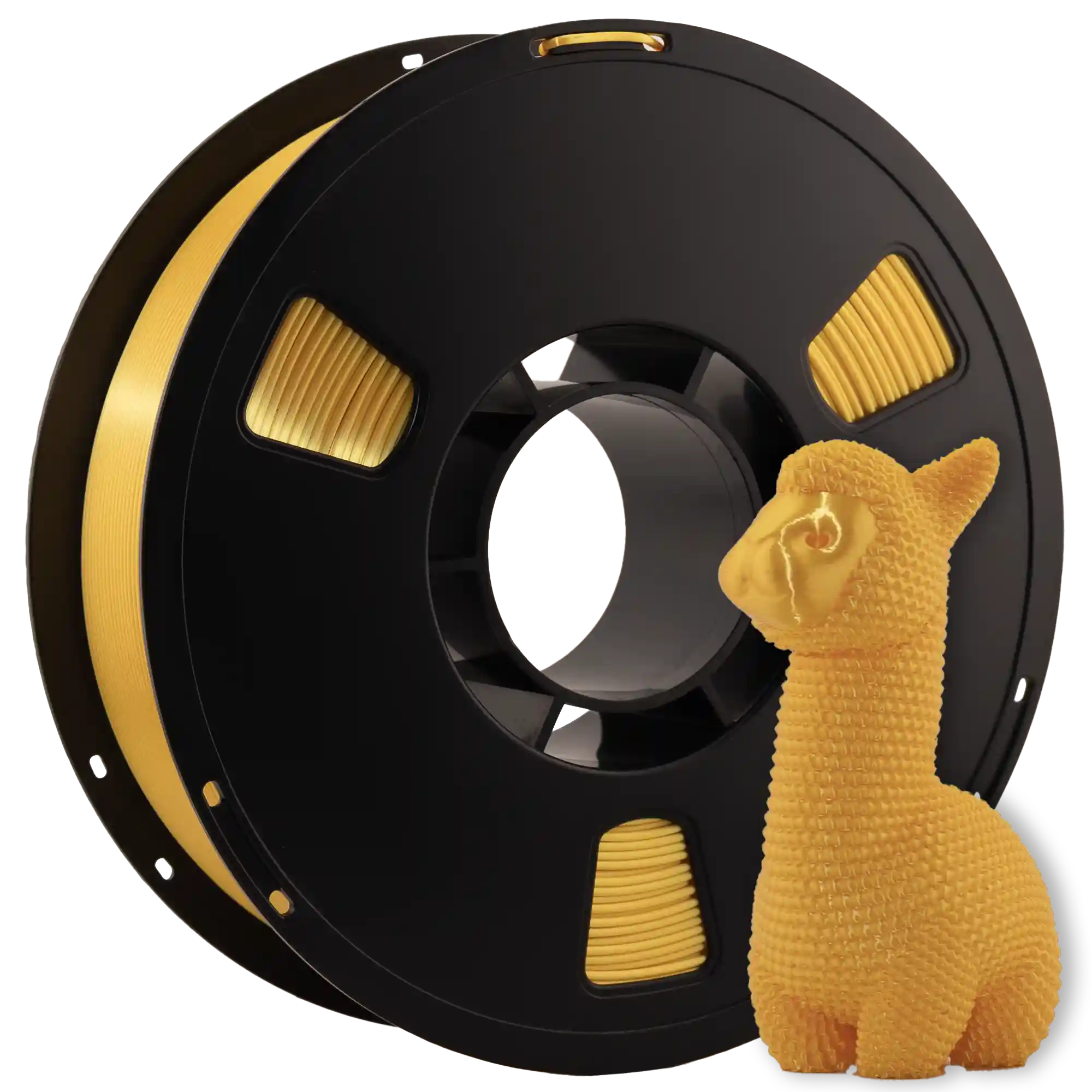 SILK PLA+ пластик 3DShop для 3D-принтера 1.75mm 1кг Золотий