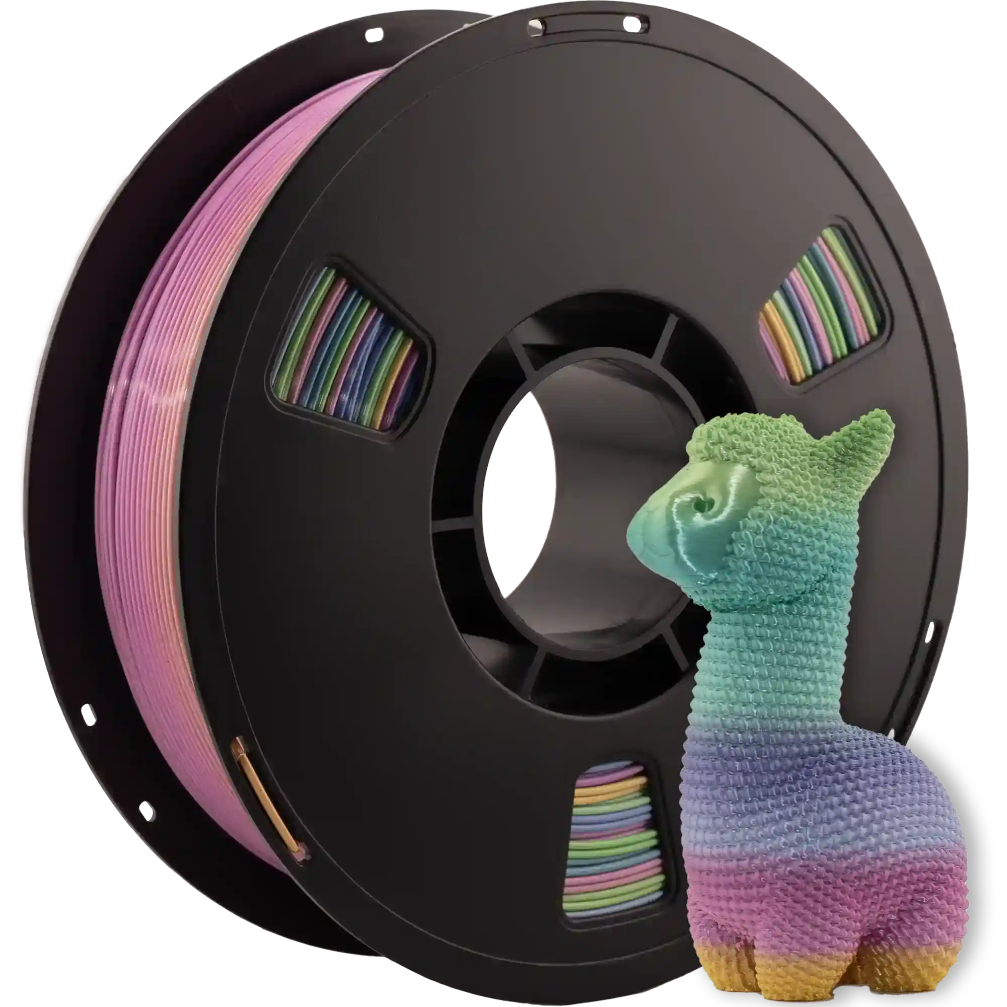 SILK PLA Rainbow -пластик 3DShop для 3D-принтера 1.75mm 1кг Rainbow Candy