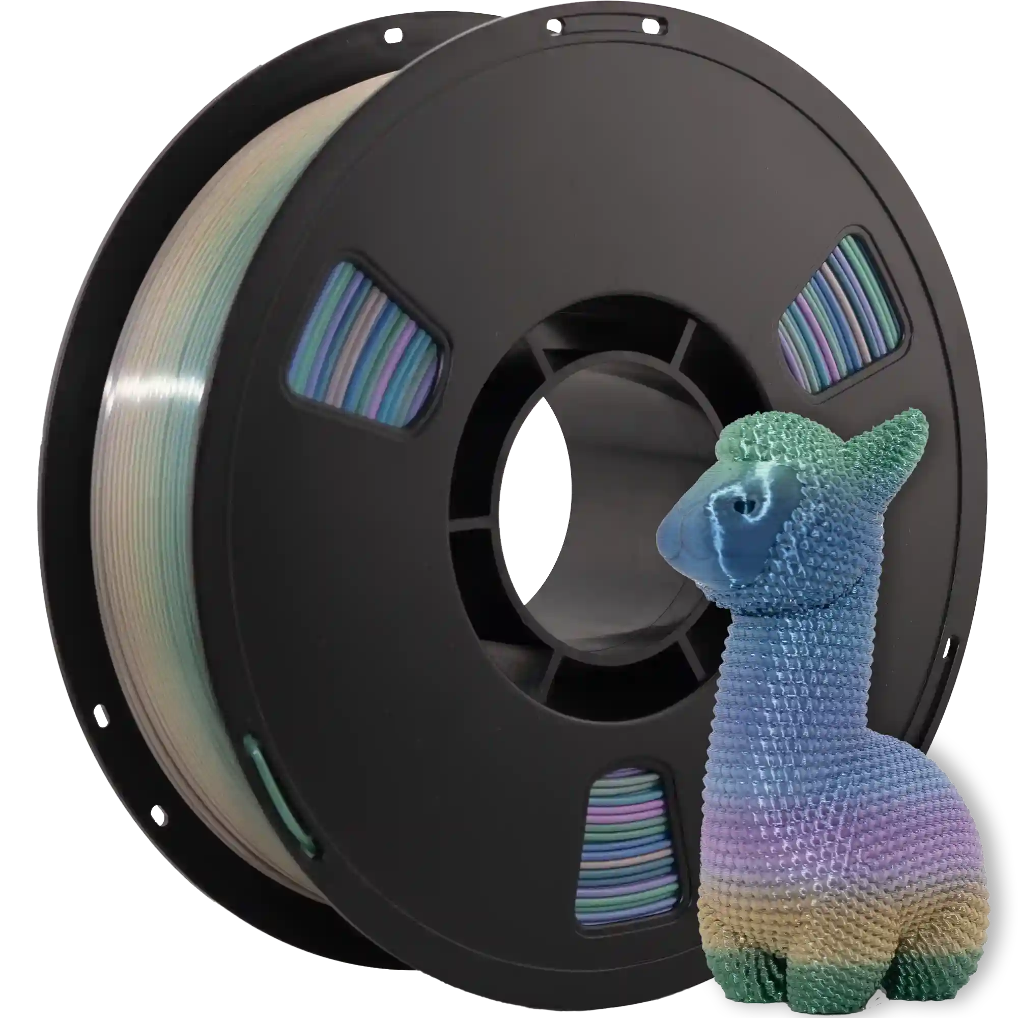 SILK PLA Rainbow -пластик 3DShop для 3D-принтера 1.75mm 1кг Rainbow Universe
